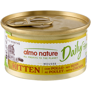 Almo Nature Daily Kitten Poulet | Carton 24×85g | Chaton