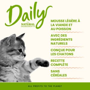 Alternative view of Almo Nature Daily Thon et Cabillaud en Sauce | Carton 32×90g | Chat Adulte