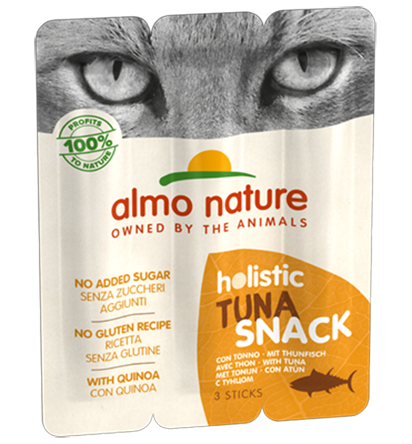 Almo Nature Holistic Snack Thon | Carton 20×(3×5g) | Friandise Chat