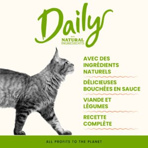 Alternative view of Almo Nature Daily Poulet & Canard en Sauce | Carton 30×70g | Chat Adulte