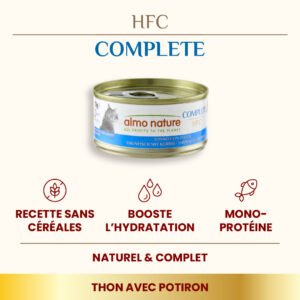 Alternative view of Almo Nature HFC Complete Thon & Potiron | Carton 24×70g | Chat Adulte