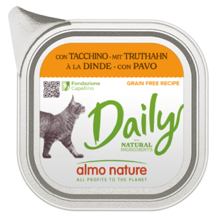 Almo Nature Daily Barquette Dinde en Sauce 100g | Chat Adulte